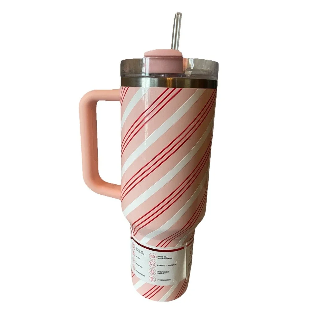 Stanley Strawberry Twist SET 40 oz Tumbler w/ Mini Ornament Target Exclusive - Picture 2 of 4